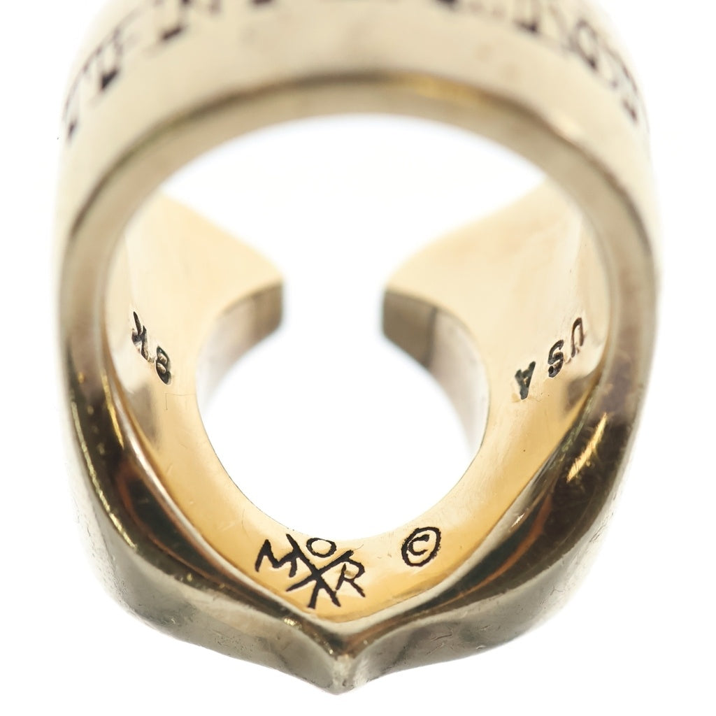 TENDERLOIN(テンダーロイン) T-H.SRING GOLD/STONE 8K ダイヤ ホースシューリング 指輪 ゴールド