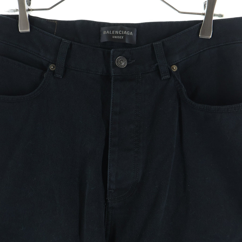 BALENCIAGA(バレンシアガ) 24AW BAGGY DENIM PANTS バギーワイドデニムパンツ 745213 TQW83 ブラック