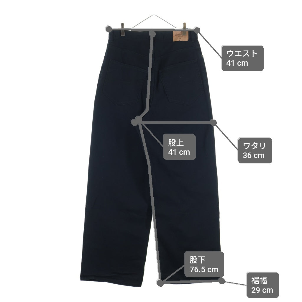 BALENCIAGA(バレンシアガ) 24AW BAGGY DENIM PANTS バギーワイドデニムパンツ 745213 TQW83 ブラック