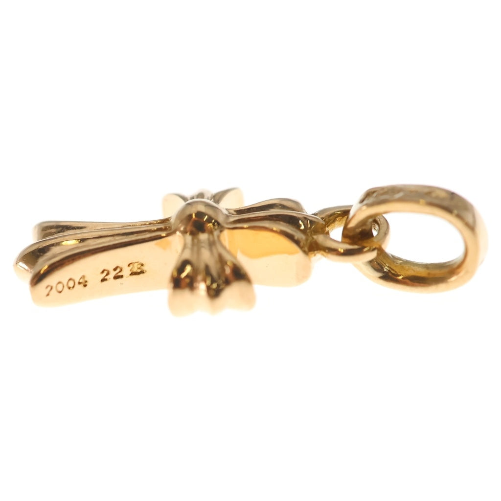 CHROME HEARTS(クロムハーツ) 22K CRS BBYFAT A P/DIA ベイビーファットクロス アフターPAVEダイヤ ペンダントトップ ゴールド