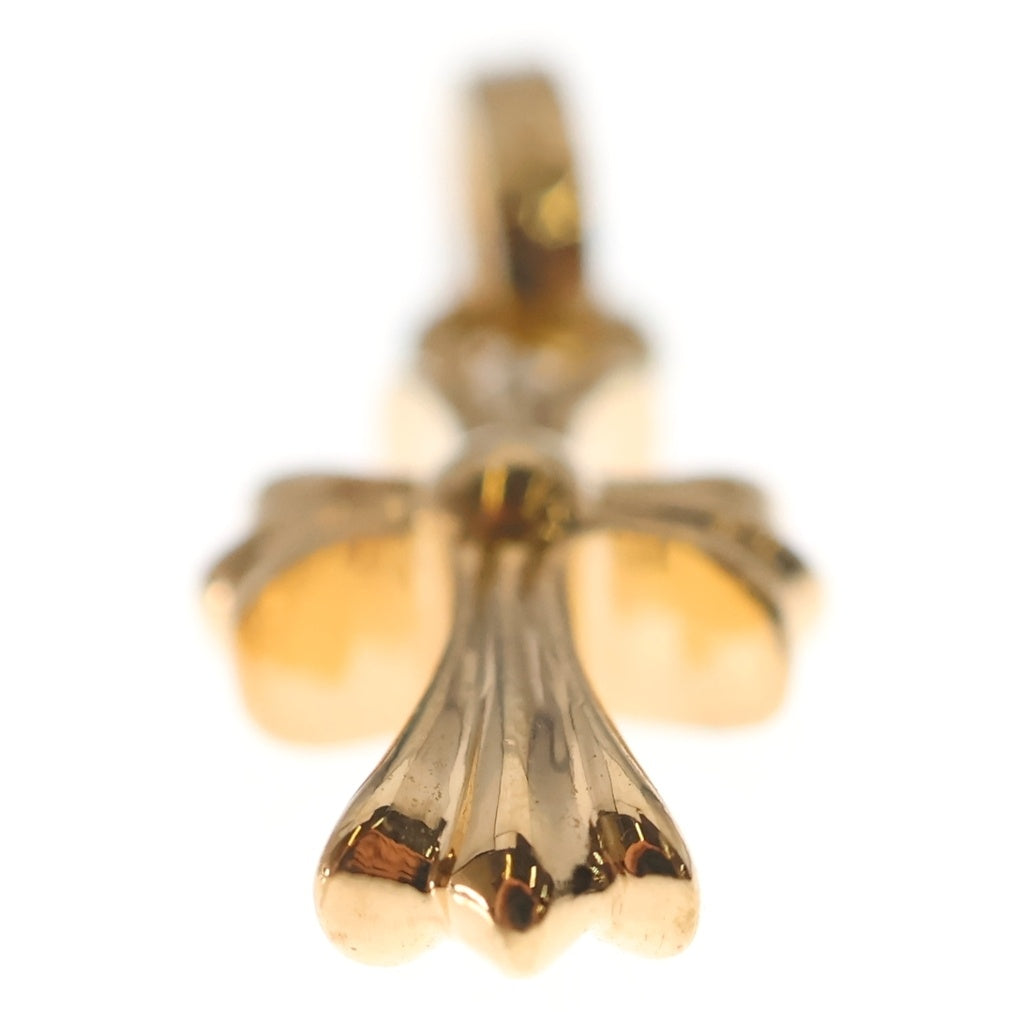 CHROME HEARTS(クロムハーツ) 22K CRS BBYFAT A P/DIA ベイビーファットクロス アフターPAVEダイヤ ペンダントトップ ゴールド