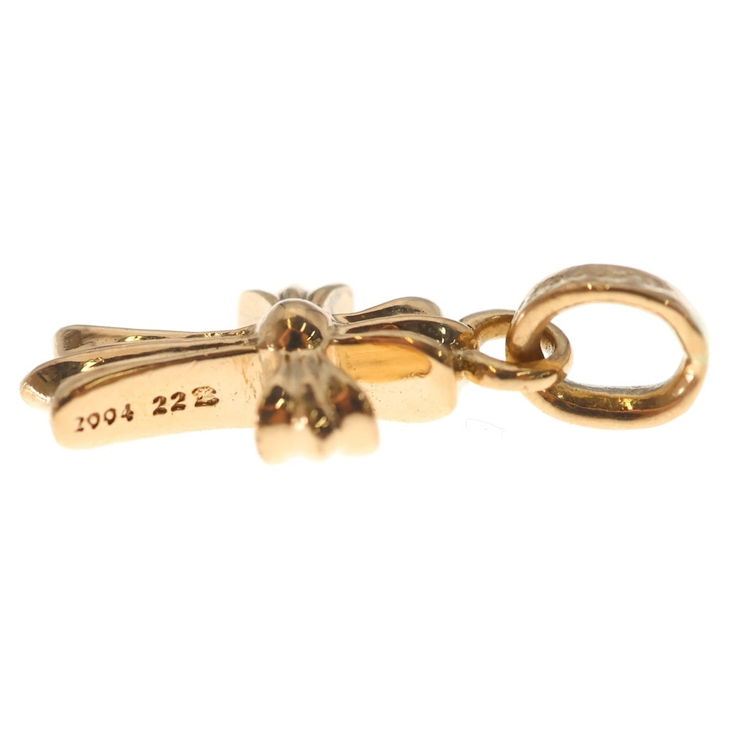 CHROME HEARTS(クロムハーツ) 22K CRS BBYFAT A P/DIA ベイビーファットクロス アフターPAVEダイヤ ペンダントトップ ゴールド
