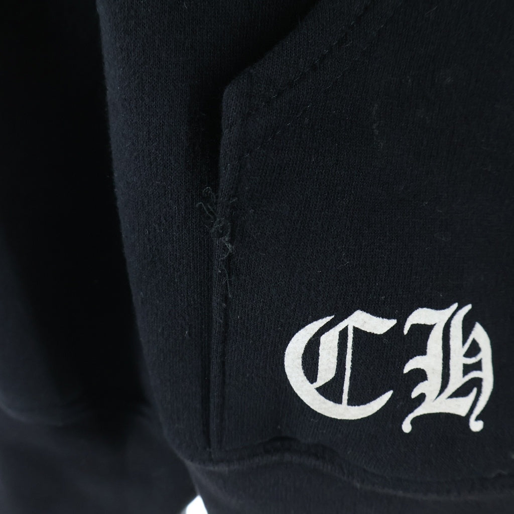 CHROME HEARTS(クロムハーツ) SWTSHRT PLVR バックCHプラスプリント 裏地サーマル ジップアップパーカー