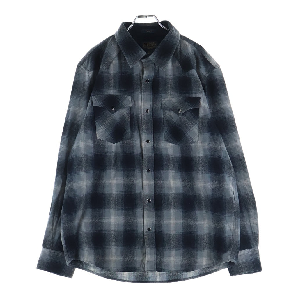 PENDLETON(ペンドルトン) PENDLETON Check Wool Box Shirt ウエスタン ウール チェック 長袖シャツ