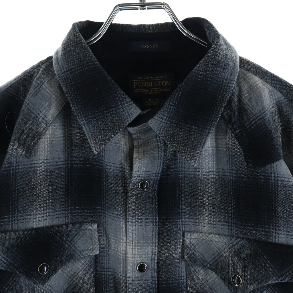 PENDLETON(ペンドルトン) PENDLETON Check Wool Box Shirt ウエスタン ウール チェック 長袖シャツ