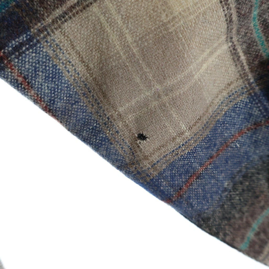 PENDLETON(ペンドルトン) 70S VINTAGE ヴィンテージ USA製 チェック ウールフランネル 長袖シャツ グレー/ブルー