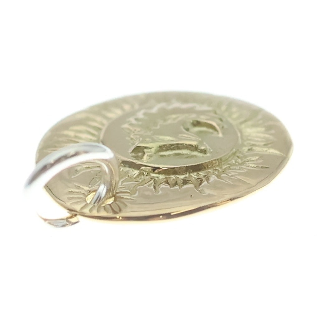 TADY & KING(タディアンドキング) K18ウルフメタル M ペンダントトップ ゴールド