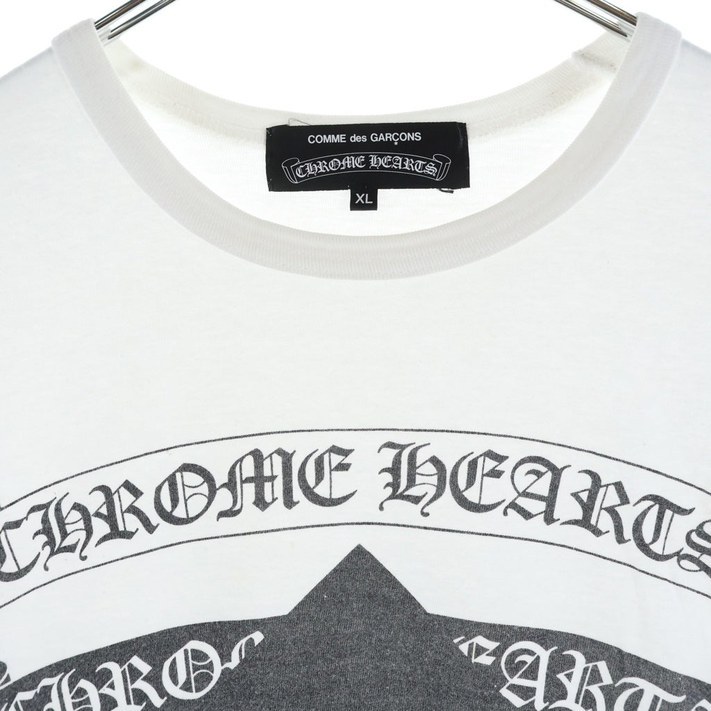 CHROME HEARTS(クロムハーツ) ×COMME des GARCONS Dover Street Market T-Shirt コムデギャルソン ドーバーストリートマーケット 半袖Tシャツ ホワイト ZB-T001