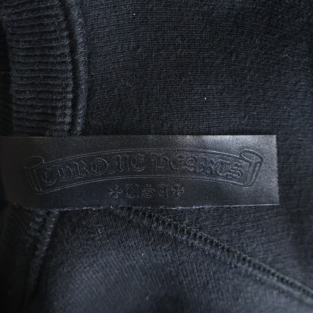 CHROME HEARTS(クロムハーツ) 7-11 CREW セメタリークロス バックCHロゴ刺繍スウェットトレーナー ブラック