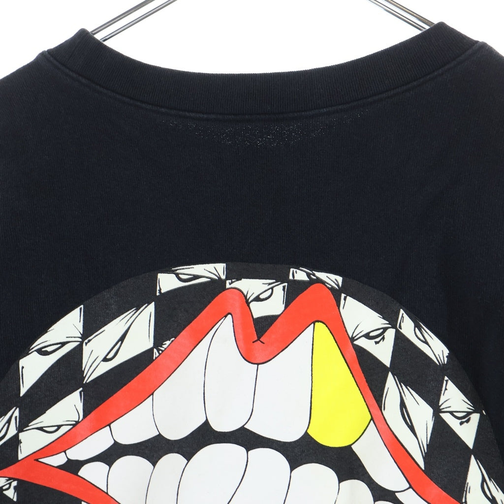 CHROME HEARTS(クロムハーツ) ×MATTY BOY 99 EYES CHOMPER SWTSHRT マッティボーイ フローラルクロス チョンパーバックプリントスウェットトレーナー ブラック