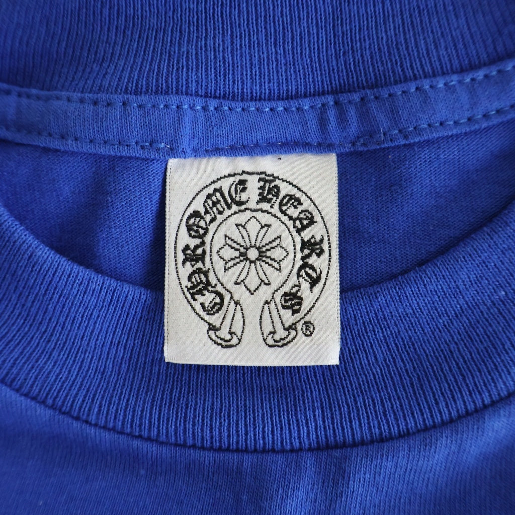 CHROME HEARTS(クロムハーツ) OLD GALF S/S TEE ガルフバックプリント 半袖Tシャツカットソー ブルー
