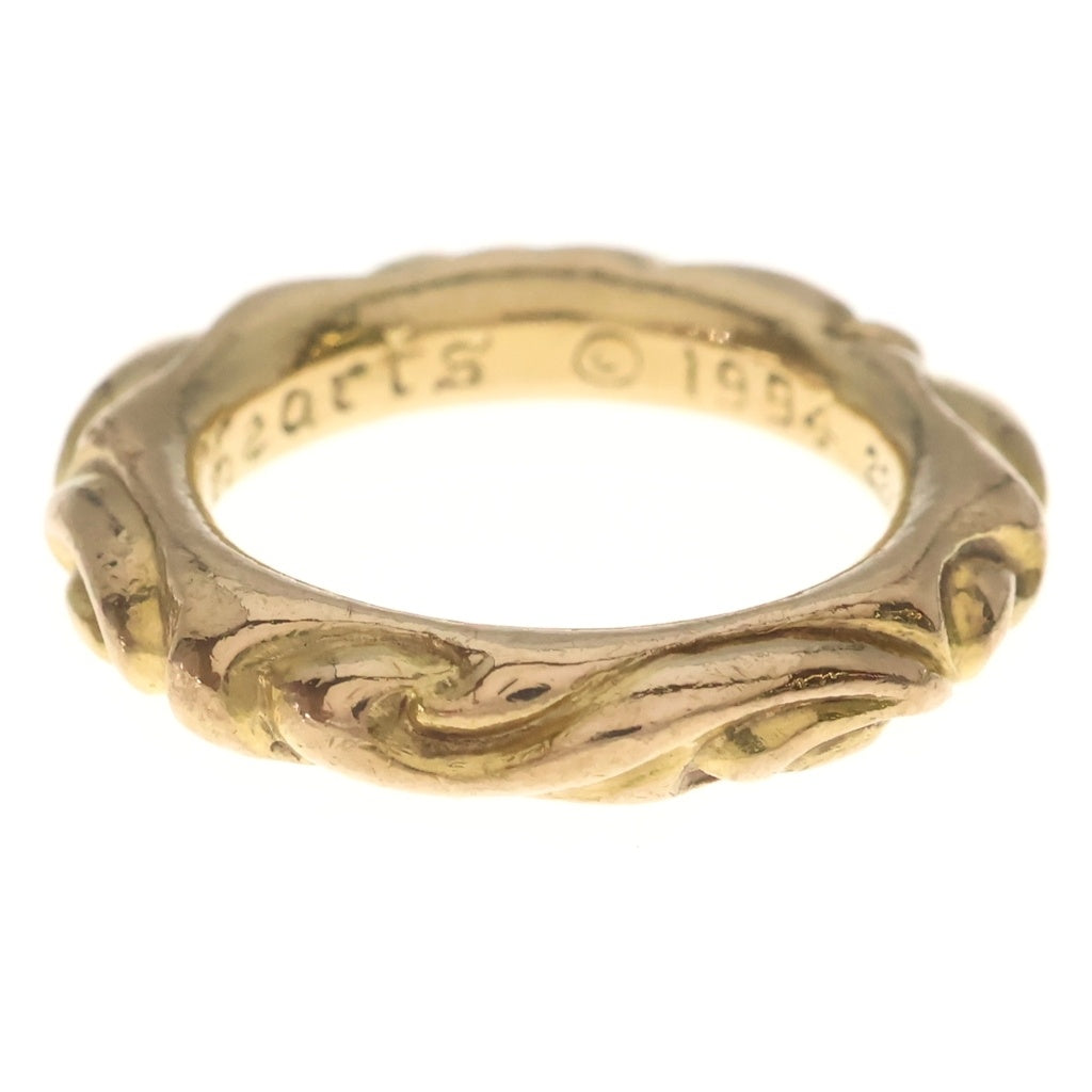 CHROME HEARTS(クロムハーツ) 22K SCRL BAND スクロールバンド リング ゴールド BCA416
