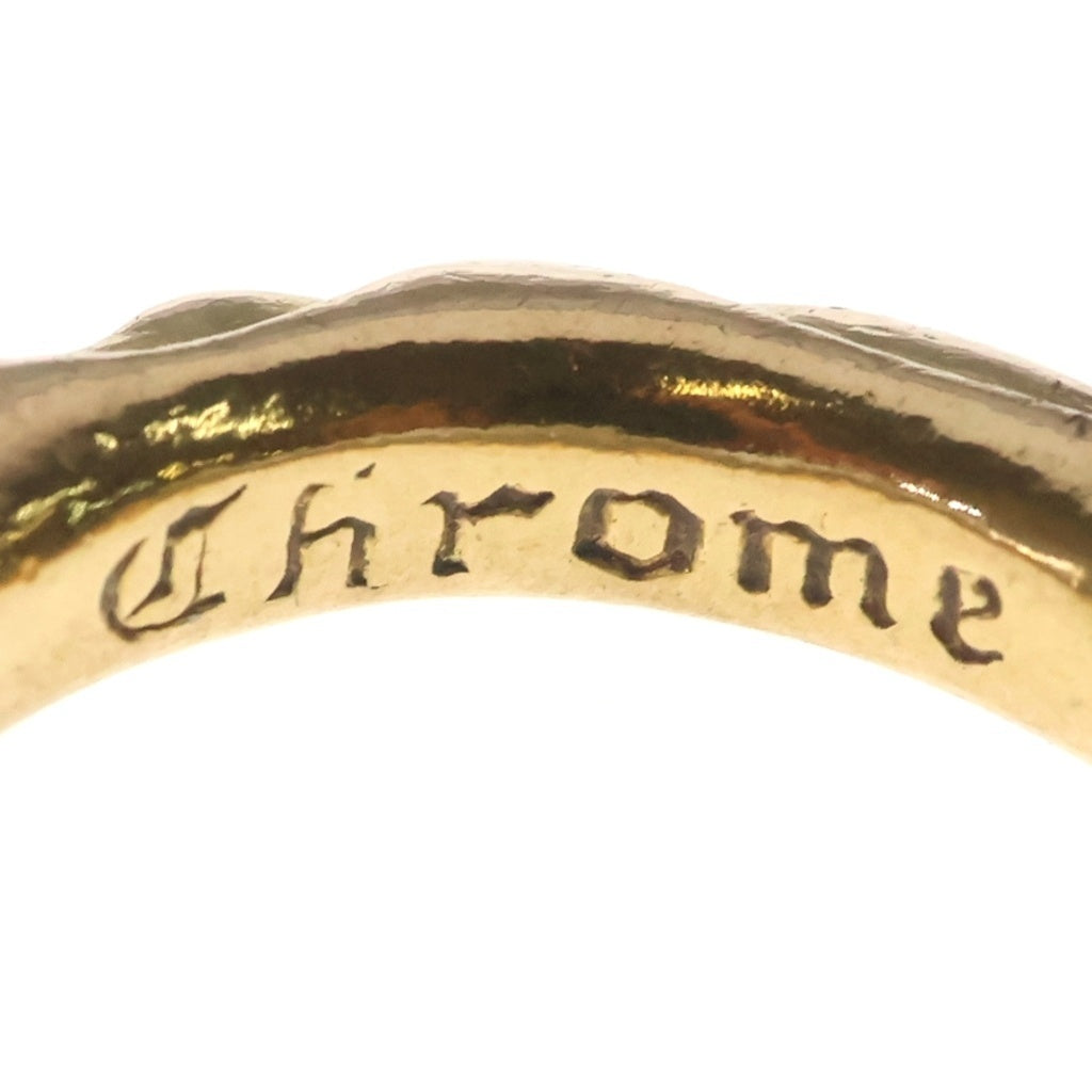 CHROME HEARTS(クロムハーツ) 22K SCRL BAND スクロールバンド リング ゴールド BCA416