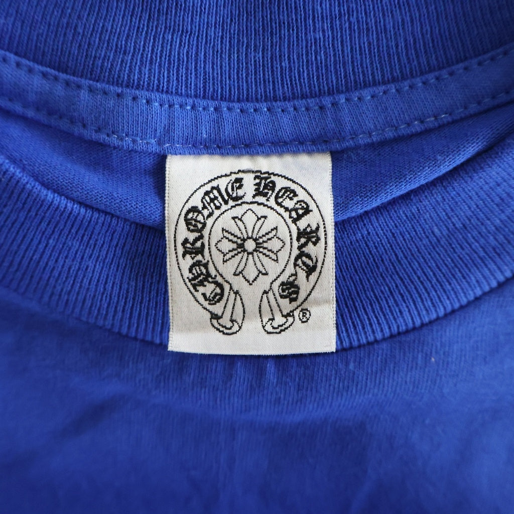 CHROME HEARTS(クロムハーツ) OLD GALF S/S TEE ガルフバックプリント 半袖Tシャツカットソー ブルー