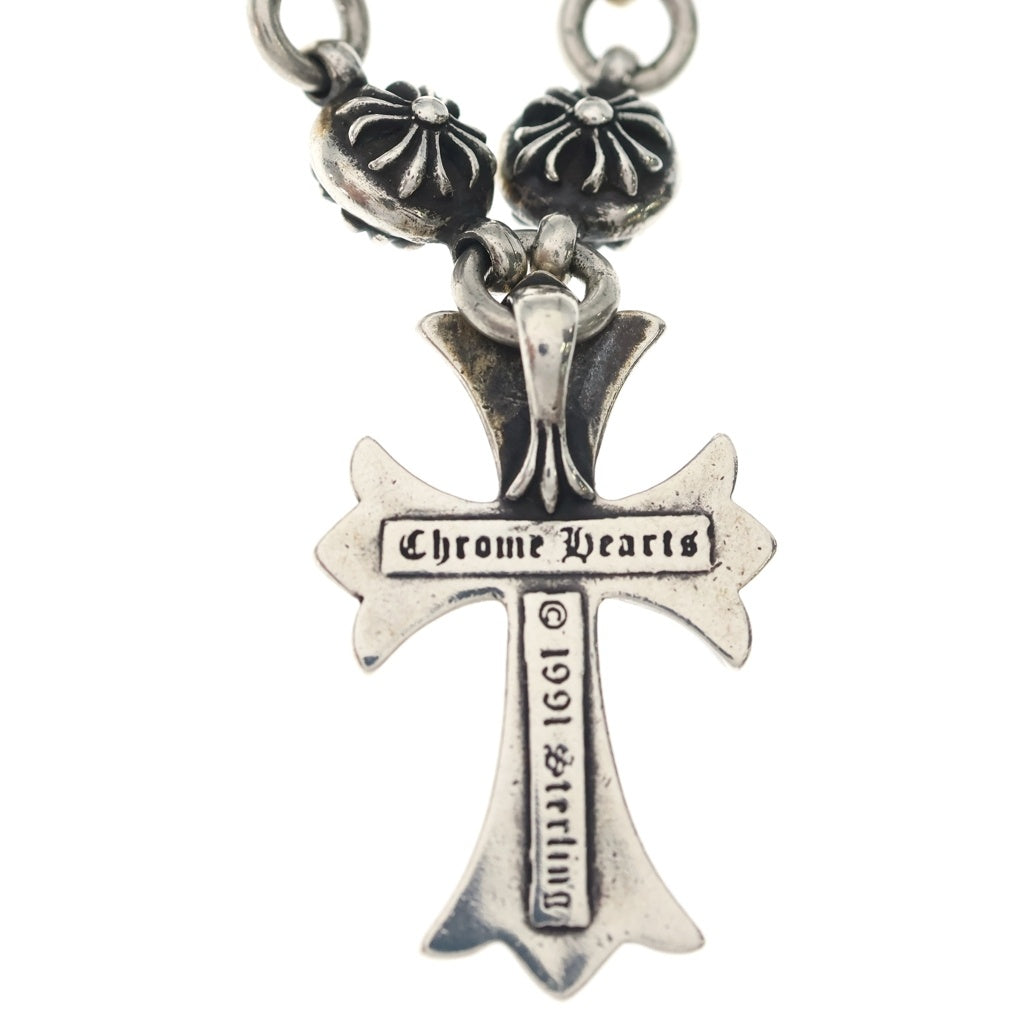 CHROME HEARTS(クロムハーツ) #2 CRSBL CHN SML CH CRS クロスボールチェーン スモールCHクロス ネックレス シルバー