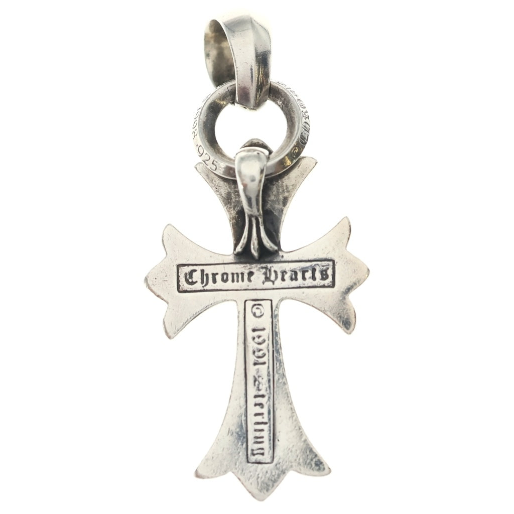 CHROME HEARTS(クロムハーツ) CH CRS SML W/BALE Wベイル スモールCHクロス ペンダントトップ シルバー BCA218