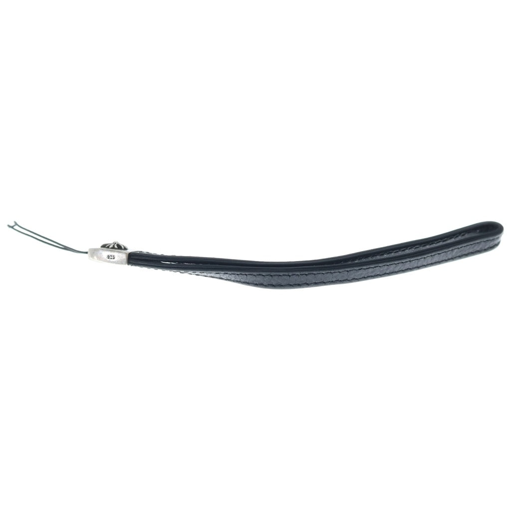 CHROME HEARTS(クロムハーツ) PHONE STRAP CHクロス フォンストラップ 携帯ストラップ ブラック/シルバー