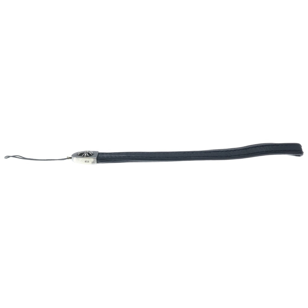 CHROME HEARTS(クロムハーツ) PHONE STRAP CHクロス フォンストラップ 携帯ストラップ ブラック/シルバー