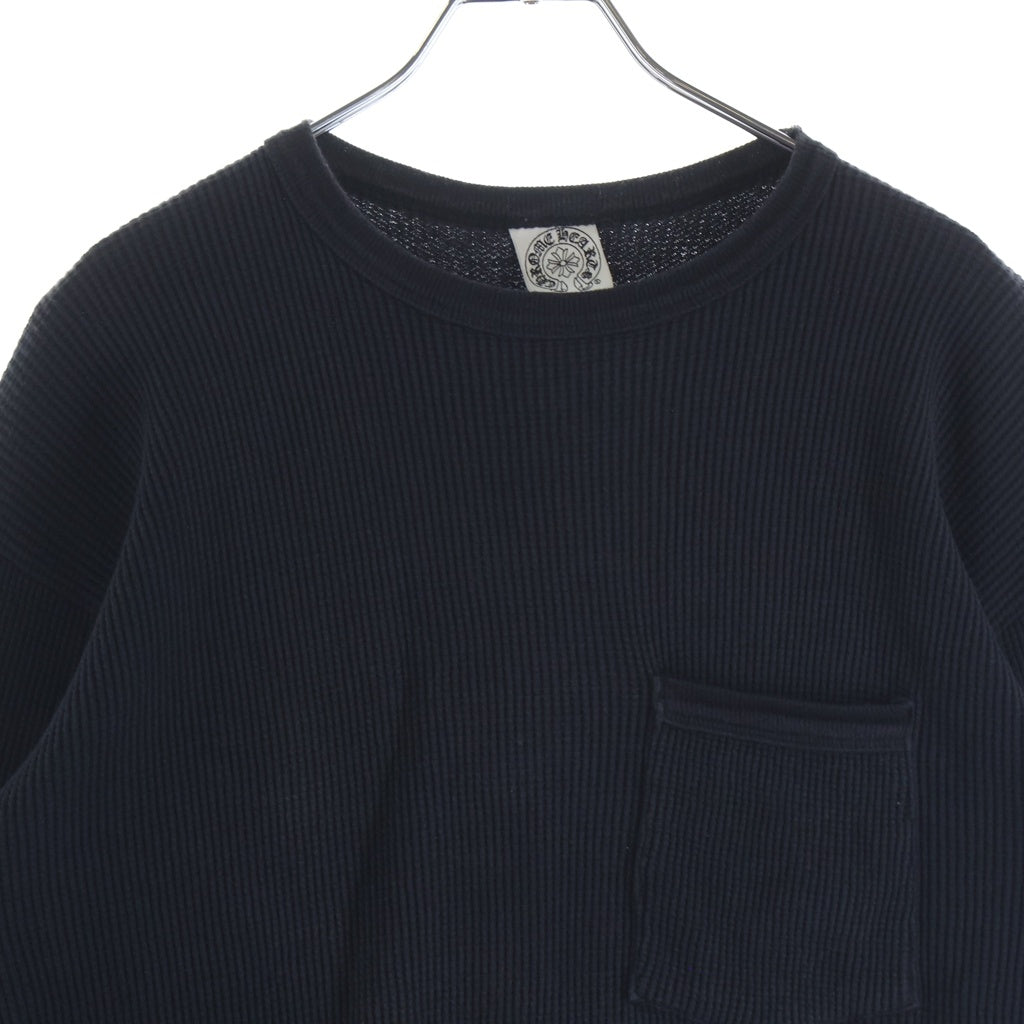 CHROME HEARTS(クロムハーツ) OLD オールド ヴァインダガー刺繍サーマル長袖Tシャツ ブラック