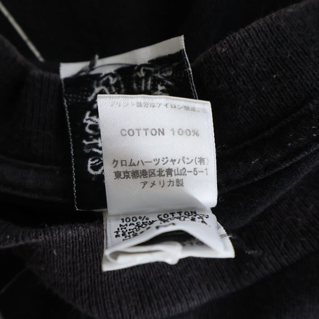 CHROME HEARTS(クロムハーツ) OLD CH FOTI PRINT TEE フォティプリント半袖Tシャツ カットソー ブラック