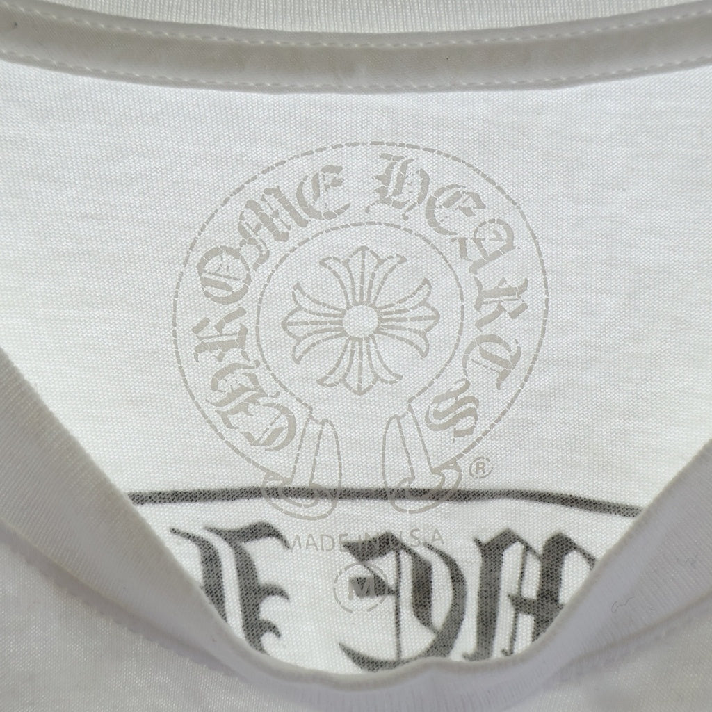 CHROME HEARTS(クロムハーツ) MLTCOL CEM CRS TEE マルチセメタリークロスプリント クルーネック半袖Tシャツ カットソー ホワイト/マルチ