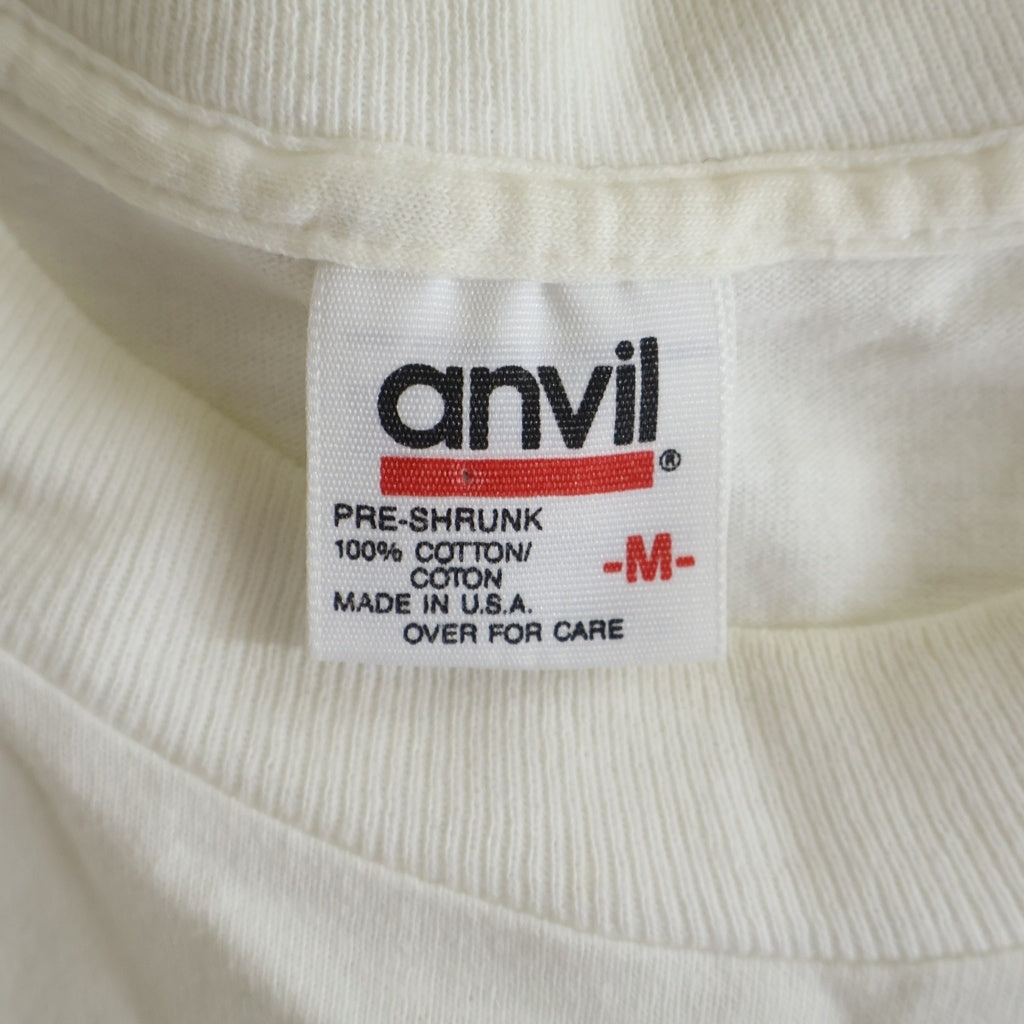 CHROME HEARTS(クロムハーツ) 90s OLD CH T-SHIRT anvilタグ スクロールラベルプリント半袖Tシャツ カットソー ホワイト