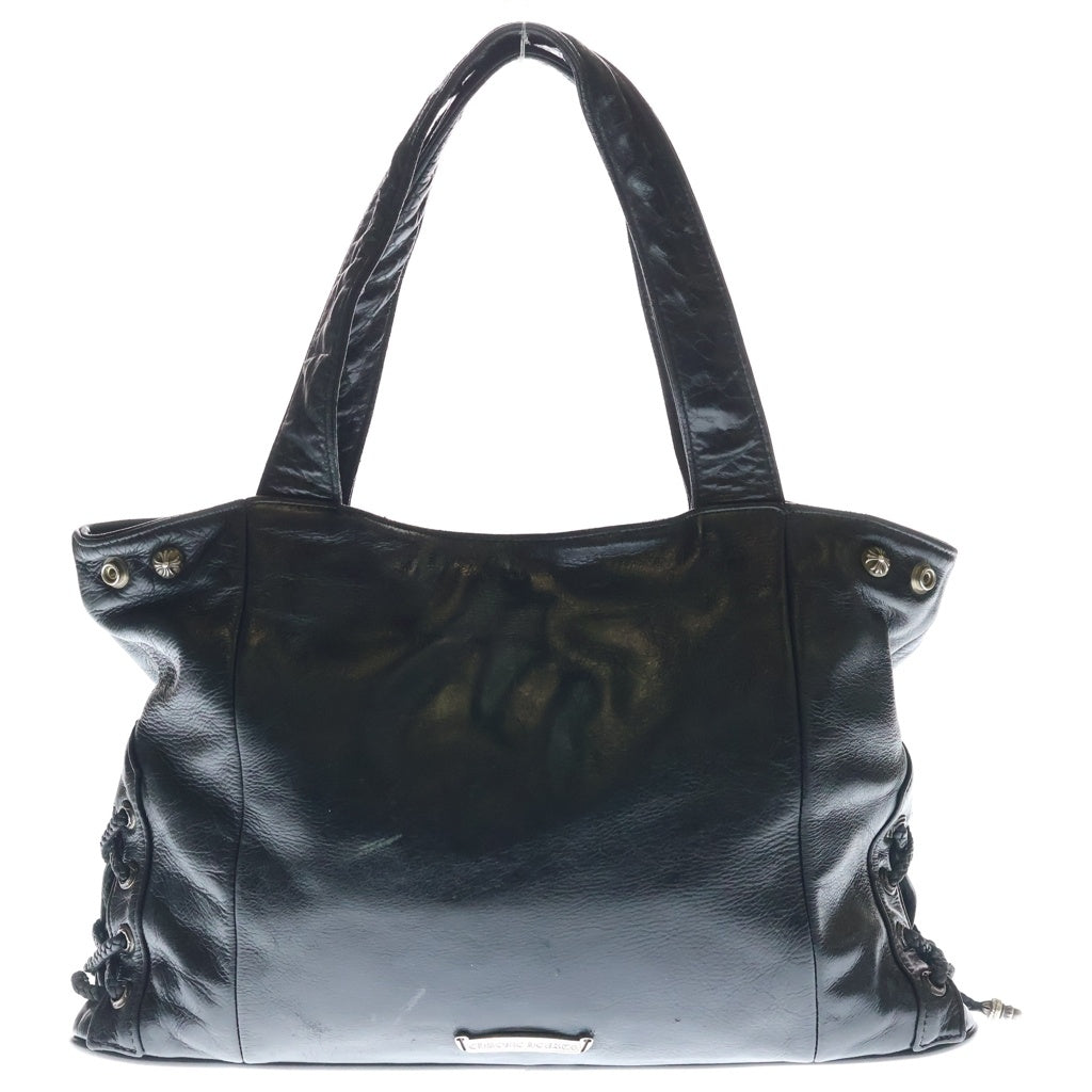 CHROME HEARTS(クロムハーツ) JJ DEAN LG JJディーン ラージ レザーライダーストートバッグ ブラック