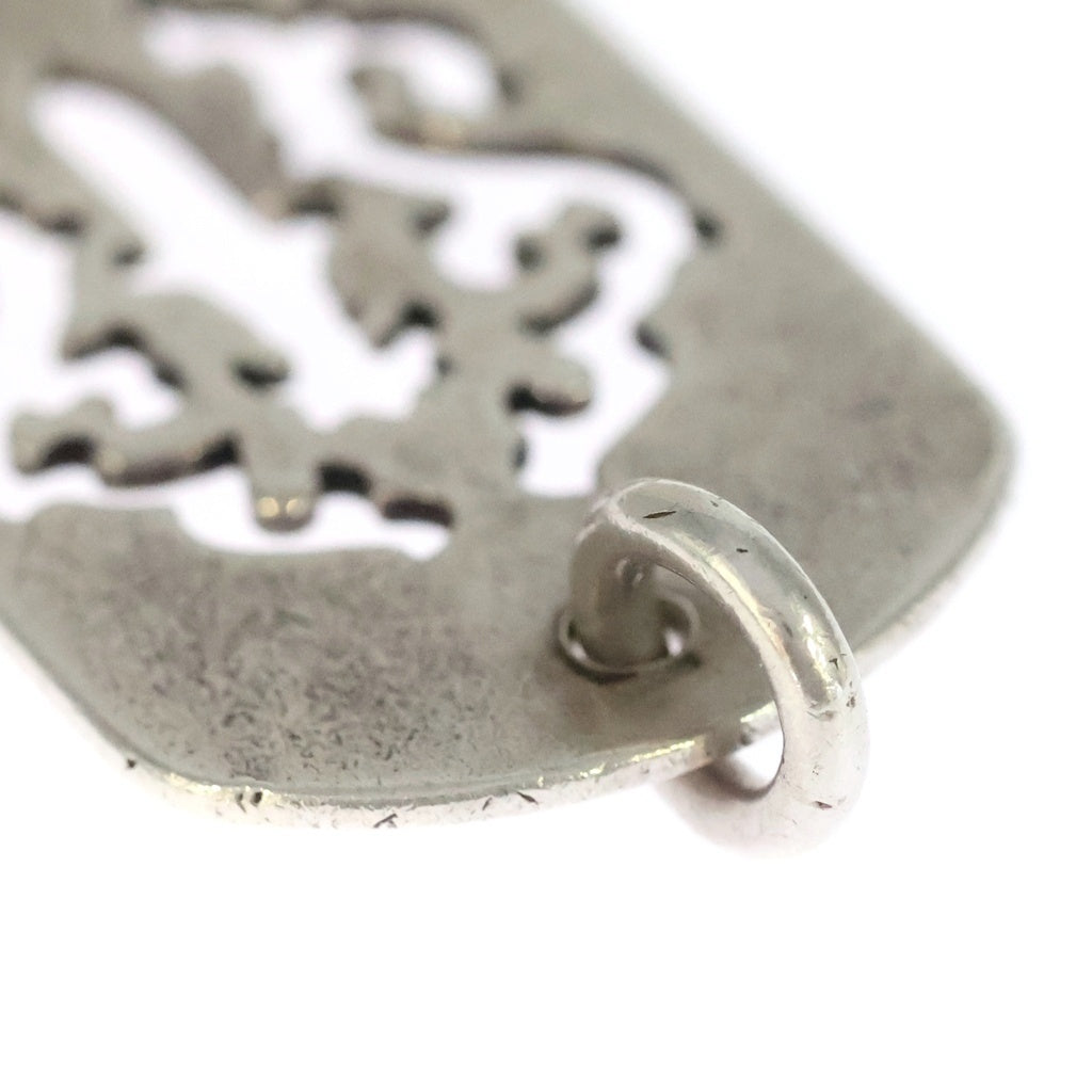 CHROME HEARTS(クロムハーツ) D TAG LRG DAGGER ヴァインダガーカットアウトドッグタグ ラージ ペンダントトップ シルバー BCA240