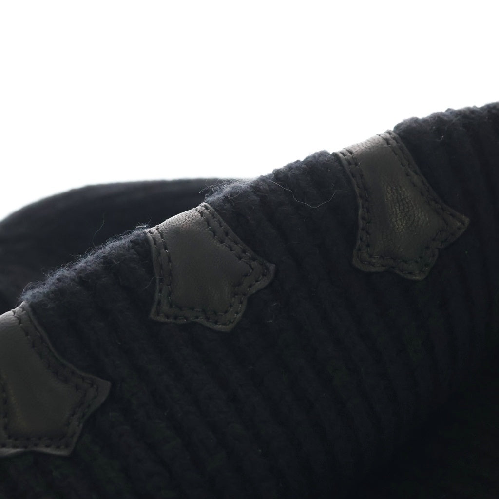 CHROME HEARTS(クロムハーツ) BEANIE BAIT & TACKLE 3セメタリーパッチCHクロス装飾ビーニーニットキャップ 帽子 ブラック/シルバー