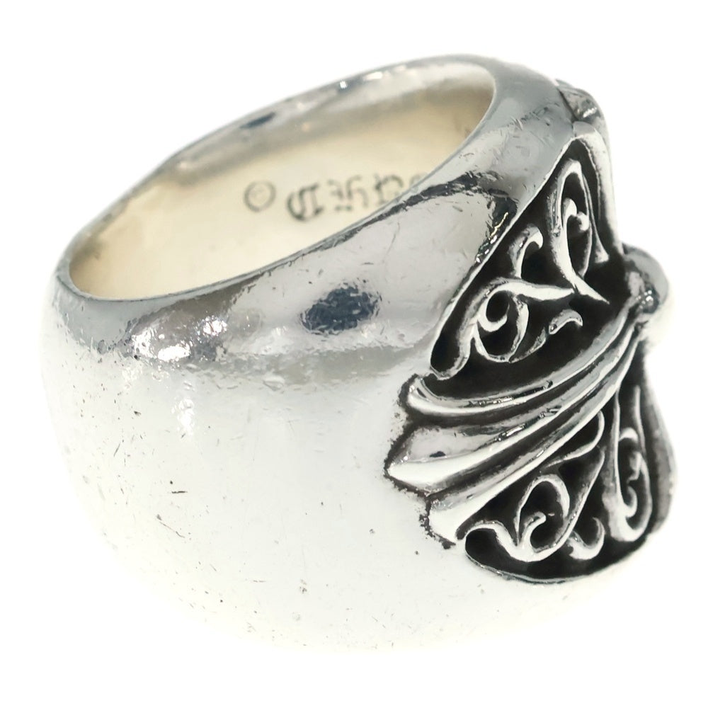CHROME HEARTS(クロムハーツ) CLASSIC OVAL クラシックオーバルクロス リング シルバー BCA340 -