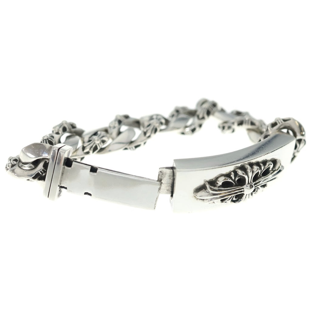 CHROME HEARTS(クロムハーツ) ID FLORAL CRS フローラルクロスIDファンシーリンク ブレスレット 11LINK シルバー -