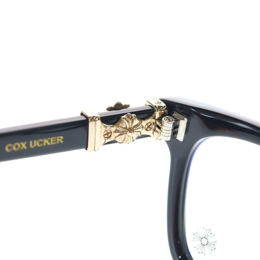 CHROME HEARTS(クロムハーツ) COX UCKER CHクロステンプルサングラス メガネ アイウェア ブラック/ゴールド