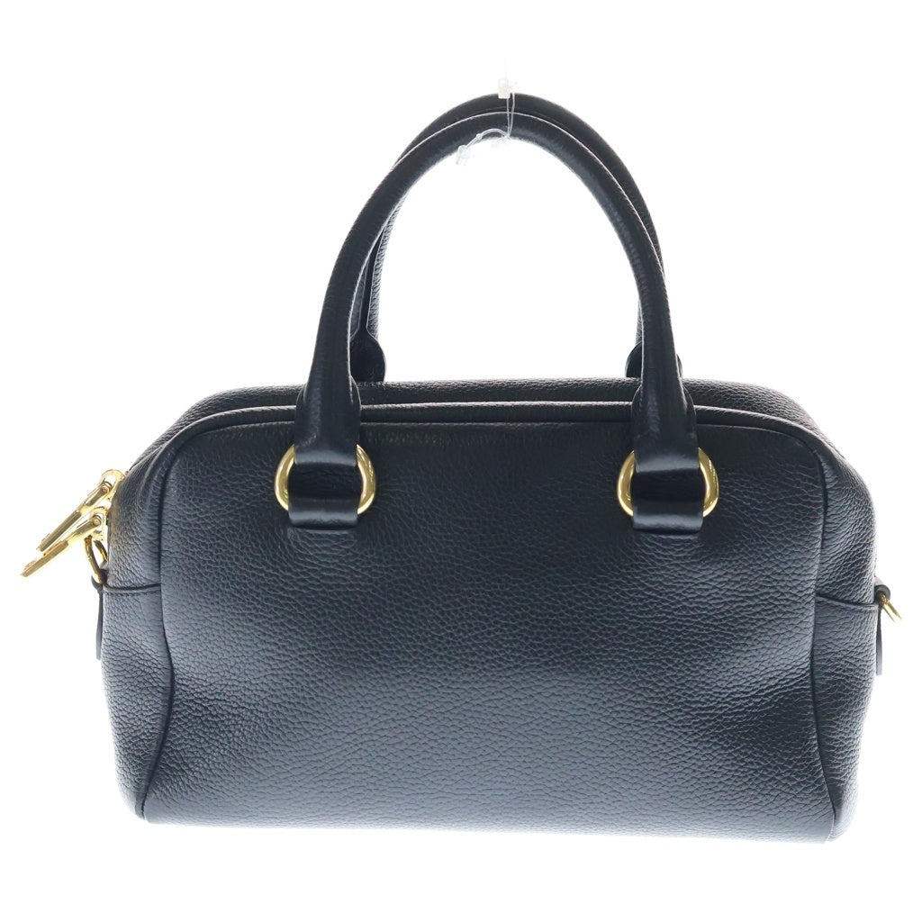 PRADA(プラダ) BAULETTO PELLE VITELLO PHENIX ヴィッテロ フェニックス レザーミニハンドバッグ 1BB108 ブラック レディース
