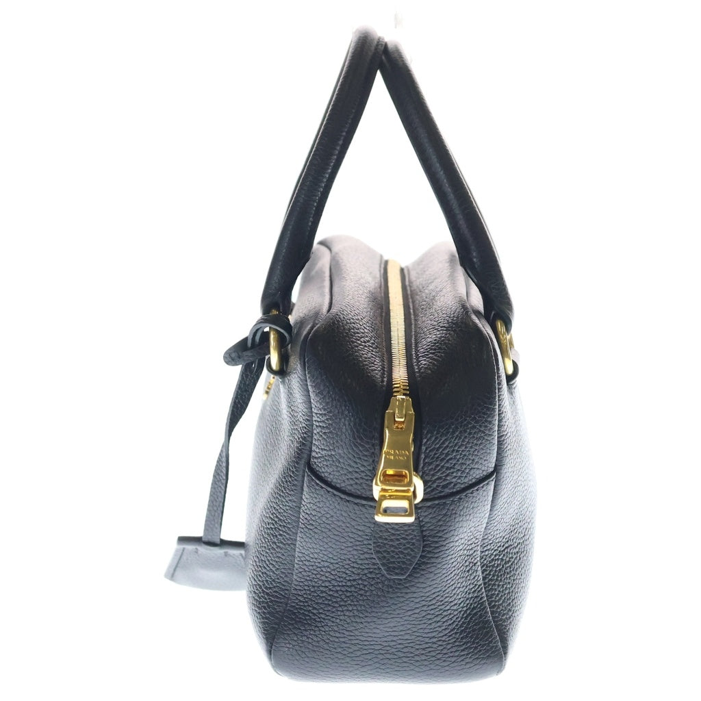 PRADA(プラダ) BAULETTO PELLE VITELLO PHENIX ヴィッテロ フェニックス レザーミニハンドバッグ 1BB108 ブラック レディース