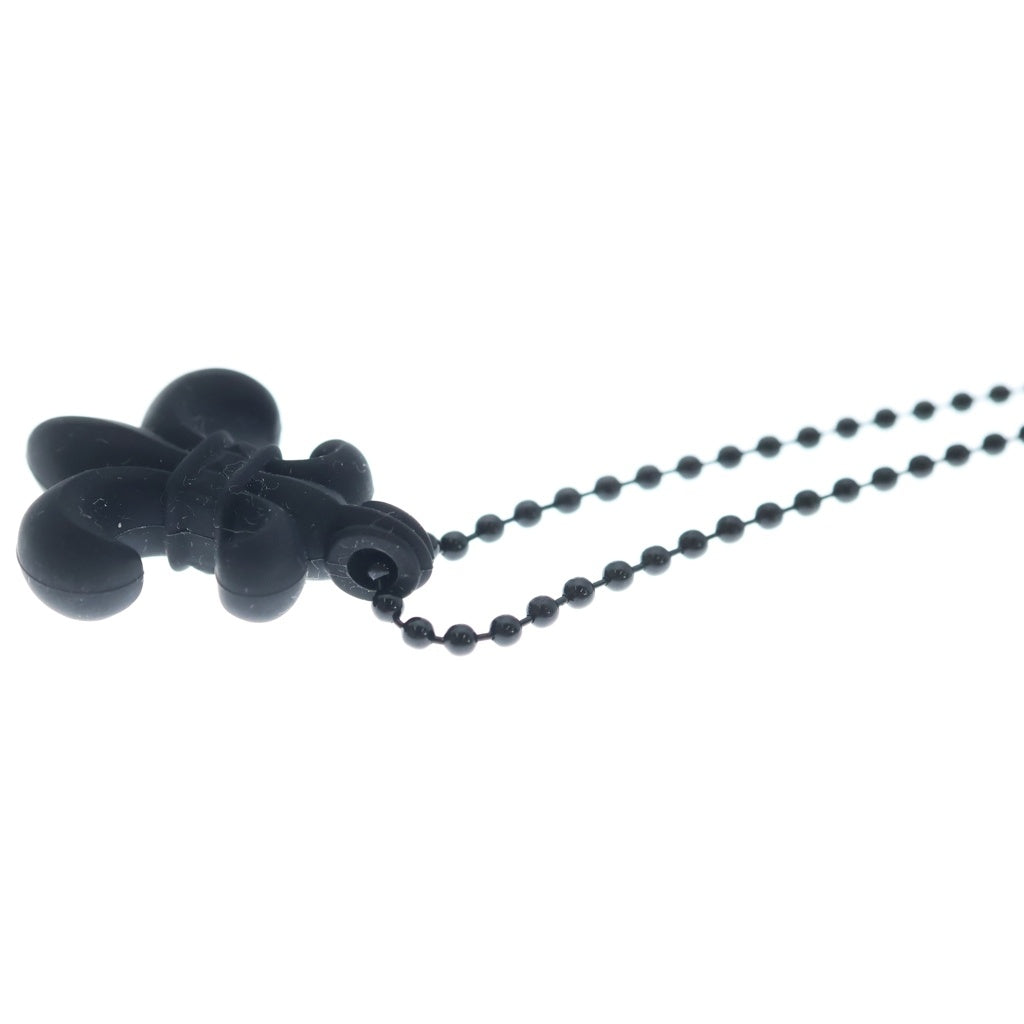 CHROME HEARTS(クロムハーツ) RUBBER FLUER BS フレア ラバーネックレス シリコン ブラック ‐