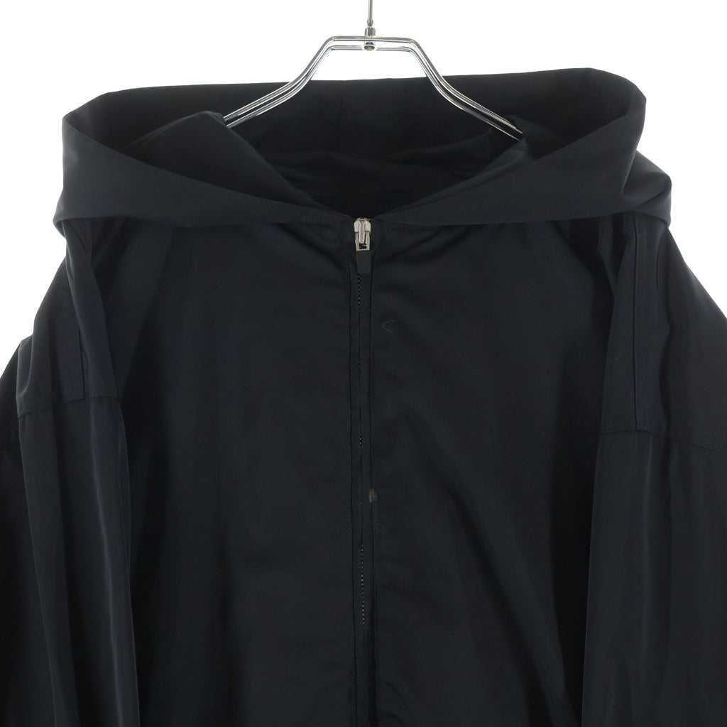 FEAR OF GOD(フィアオブゴッド) 6TH SIXTH COLLECTION Oversized Nylon Hooded Jacket パッチロゴオーバーサイズナイロンフーディージャケット ブラック