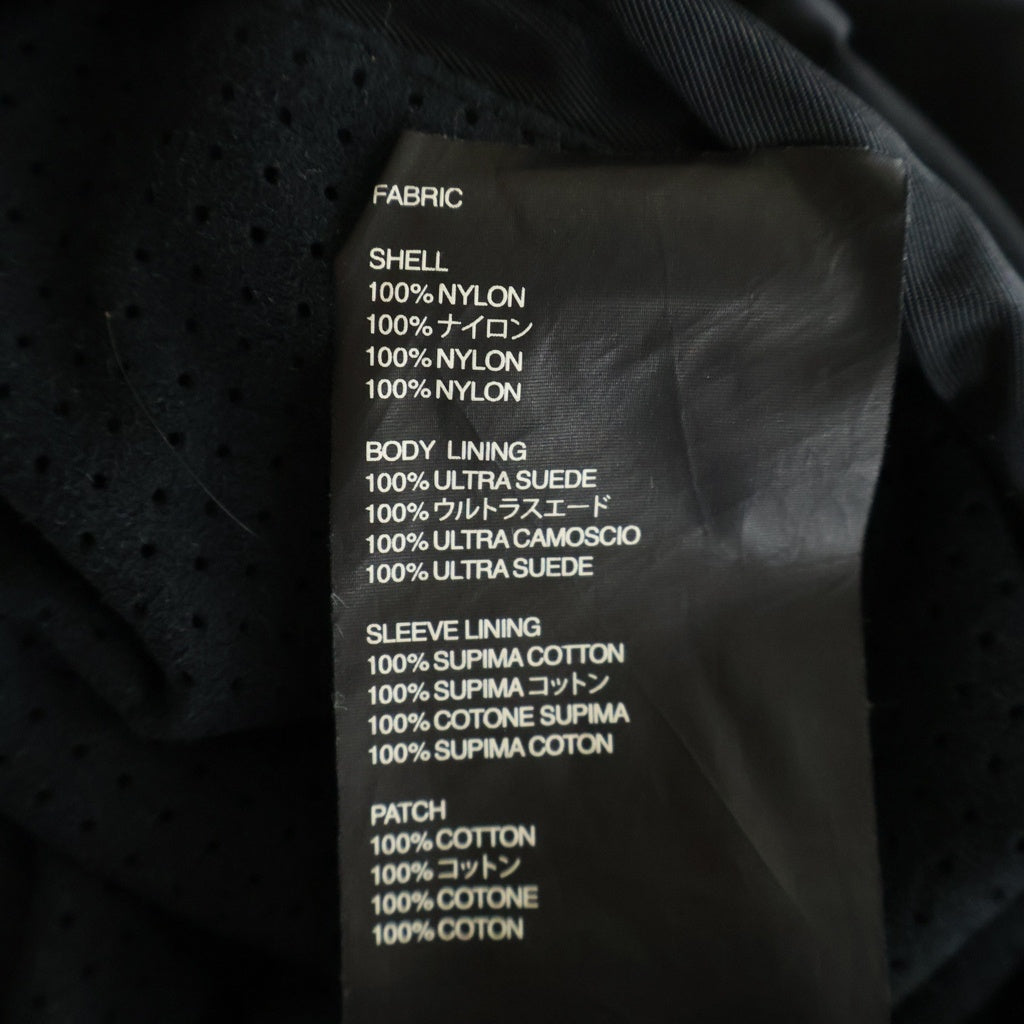 FEAR OF GOD(フィアオブゴッド) 6TH SIXTH COLLECTION Oversized Nylon Hooded Jacket パッチロゴオーバーサイズナイロンフーディージャケット ブラック