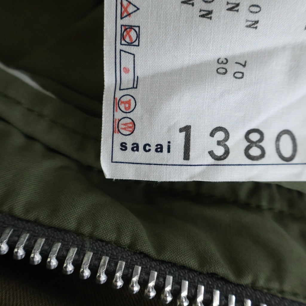 Sacai(サカイ) 17SS ウエストベルトオールインワン ジャンプスーツ 17-01380M オリーブ