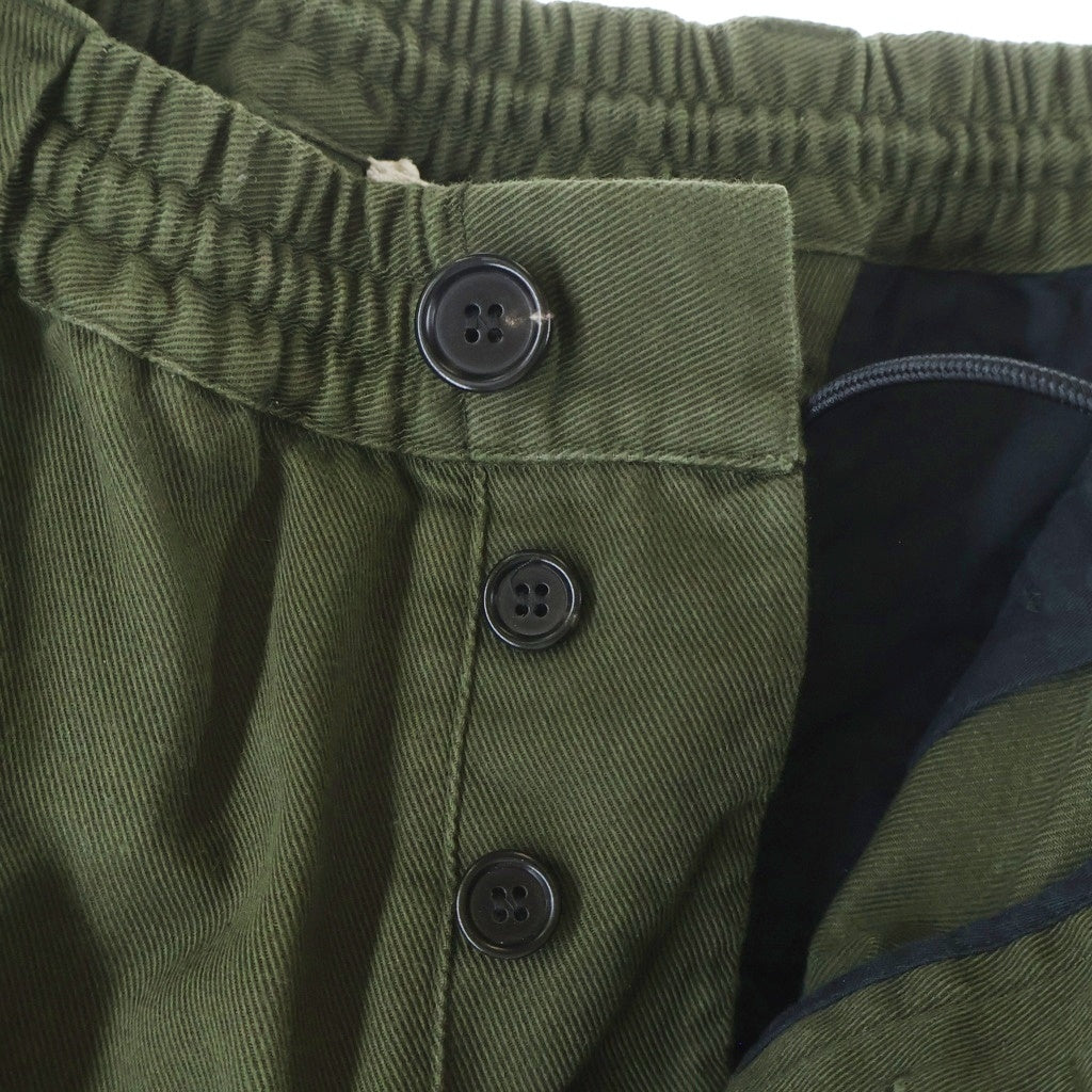 MARNI(マルニ) 23AW コットンギャバジンシャーリング1Pテーパードパンツ PUMU0017A2 UTC278 オリーブ