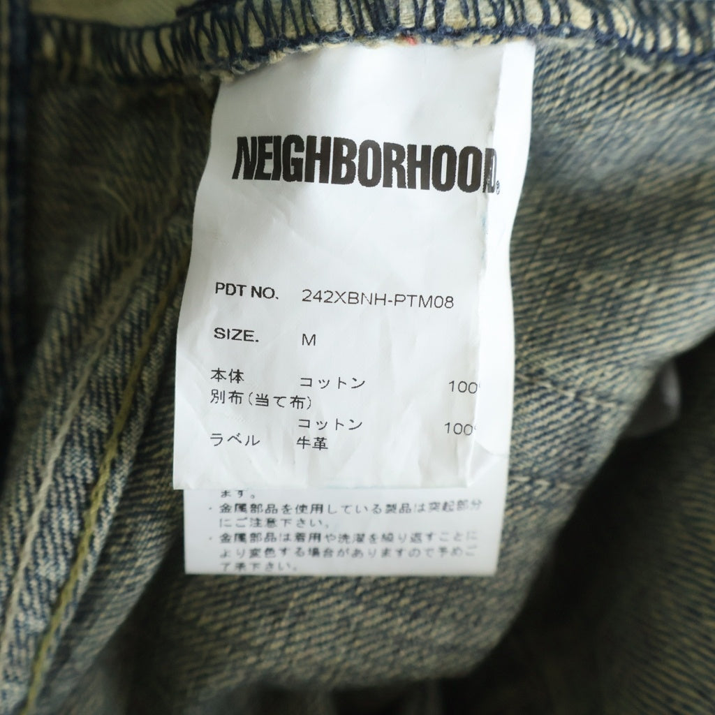NEIGHBORHOOD(ネイバーフッド) 24AW SAVAGE DENIM DP BASIC PANTS 12ozオリジナルセルヴィッヂ サベージベーシックデニムパンツ 242XBNH-PTM08 インディゴブルー