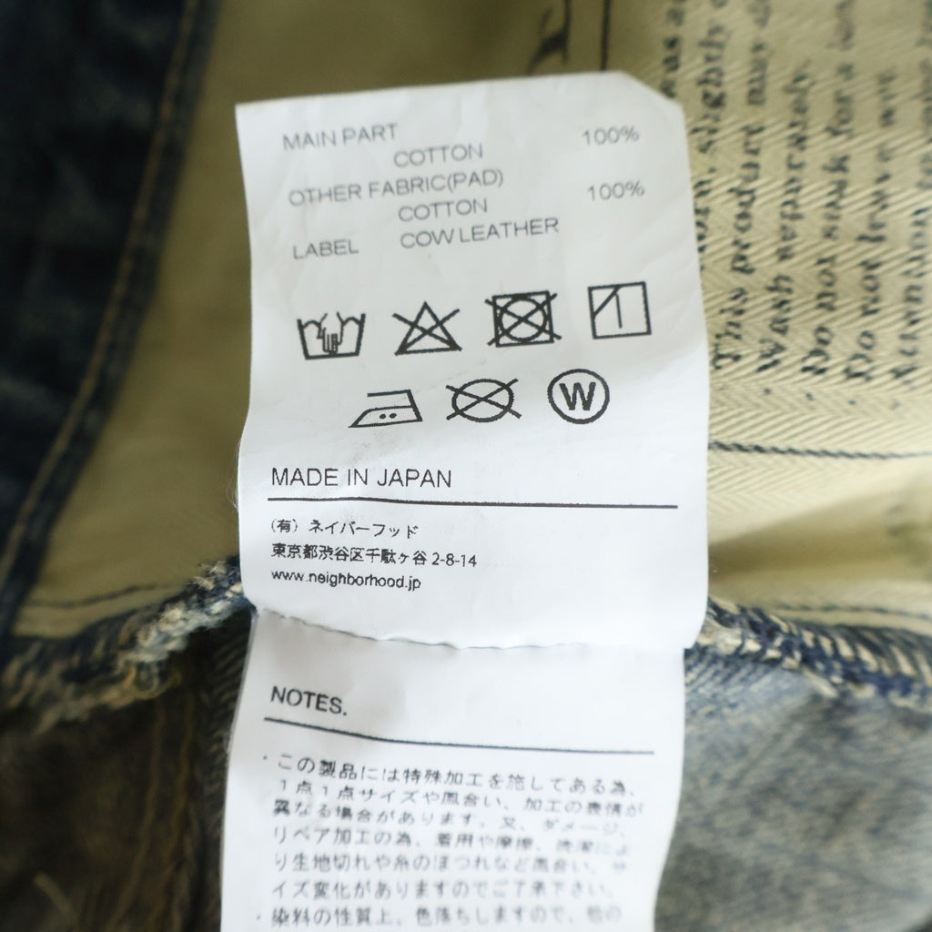 NEIGHBORHOOD(ネイバーフッド) 24AW SAVAGE DENIM DP BASIC PANTS 12ozオリジナルセルヴィッヂ サベージベーシックデニムパンツ 242XBNH-PTM08 インディゴブルー