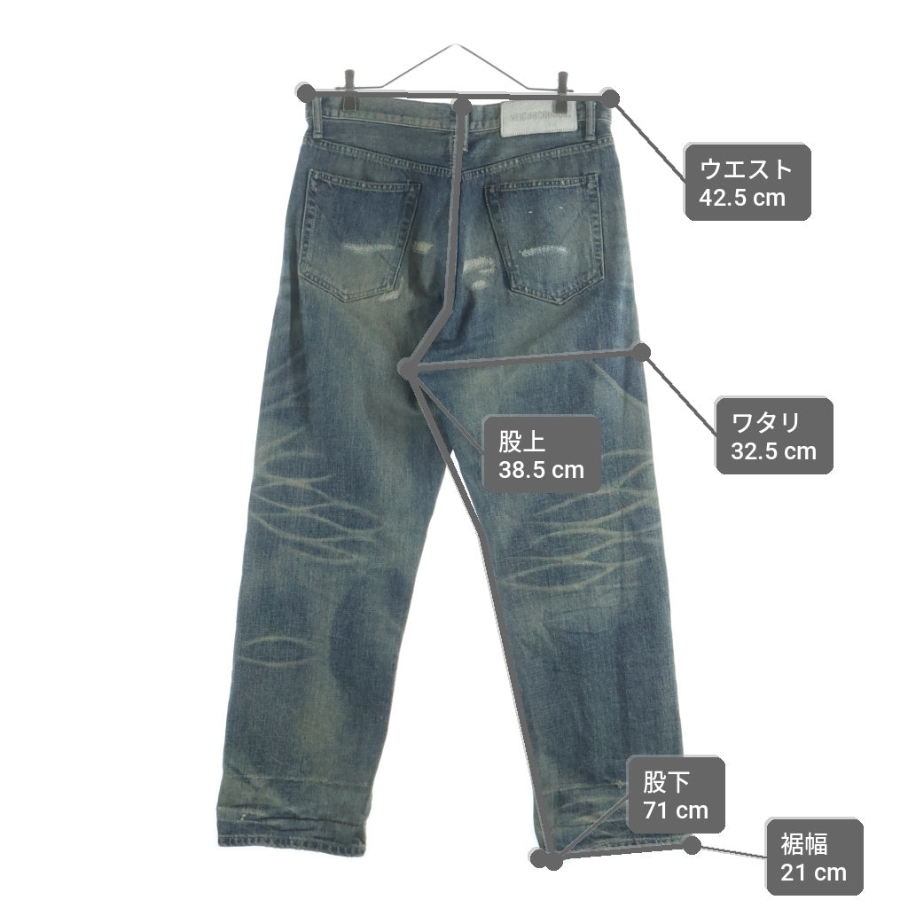 NEIGHBORHOOD(ネイバーフッド) 24AW SAVAGE DENIM DP BASIC PANTS 12ozオリジナルセルヴィッヂ サベージベーシックデニムパンツ 242XBNH-PTM08 インディゴブルー