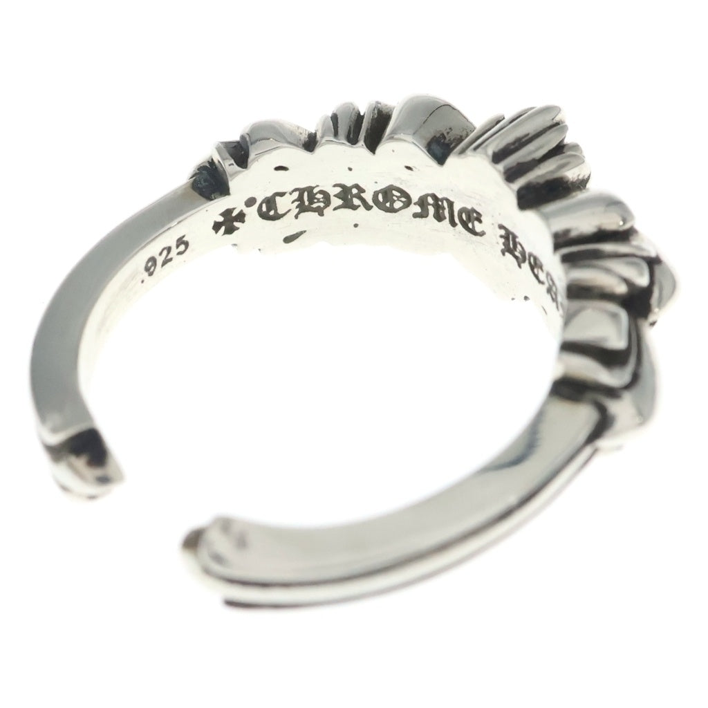 CHROME HEARTS(クロムハーツ) BABY CLSC ベイビークラシックダブルフローラル リング シルバー