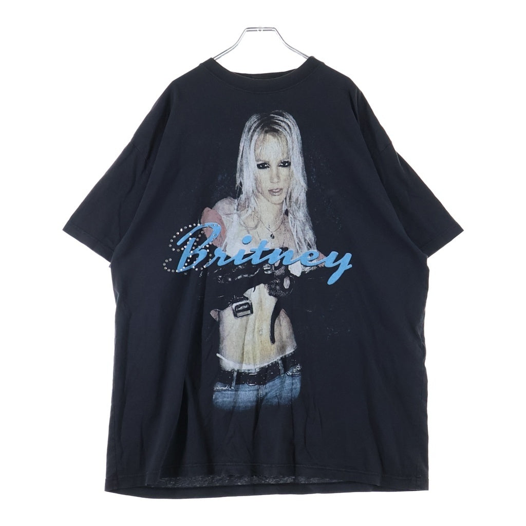 BALENCIAGA(バレンシアガ) 26SS Britney Spears T-Shirt ブリトニースピアーズ フェード加工オーバーサイズプリント半袖Tシャツ 850345 TTVJ6 ブラック