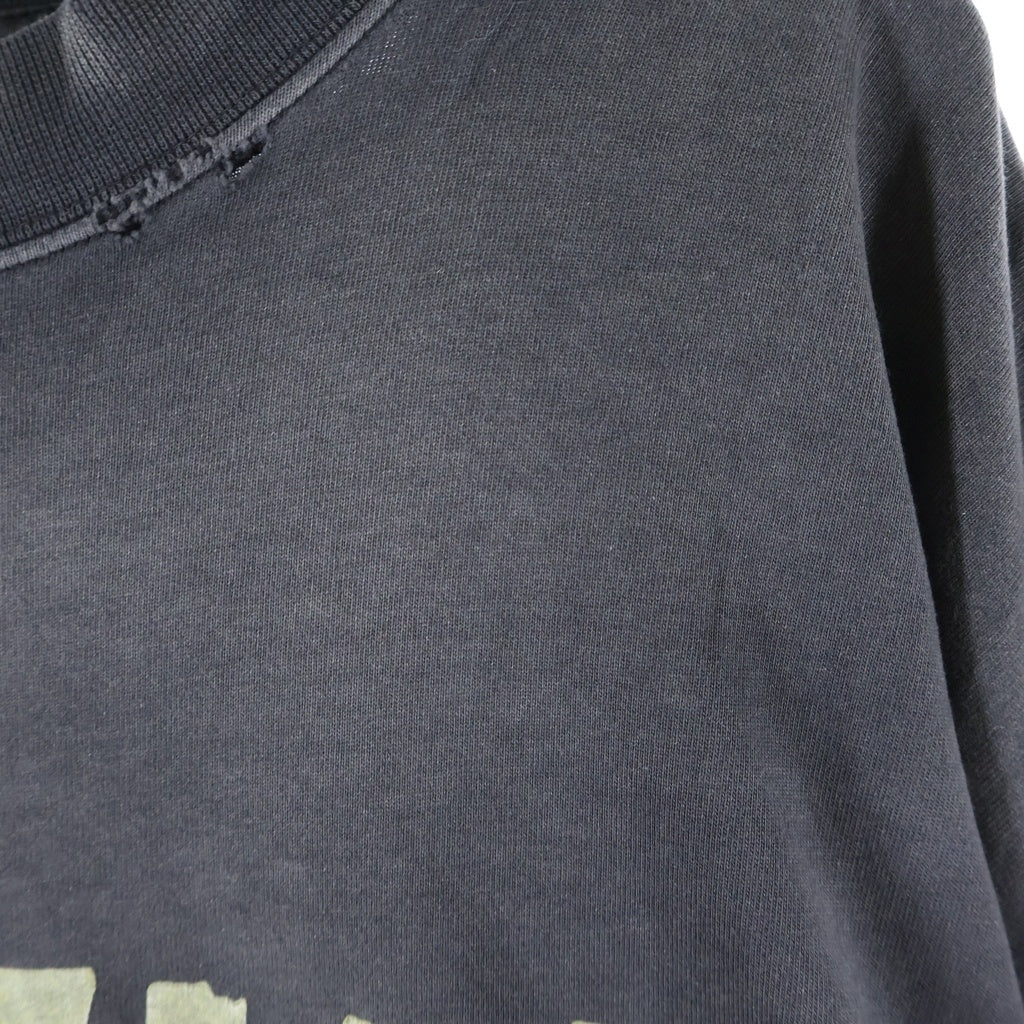 BALENCIAGA(バレンシアガ) 23SS TAPE TYPE TR T-SHIRT テープロゴオーバーサイズ半袖Tシャツ 739784 TOVA9 ブラック