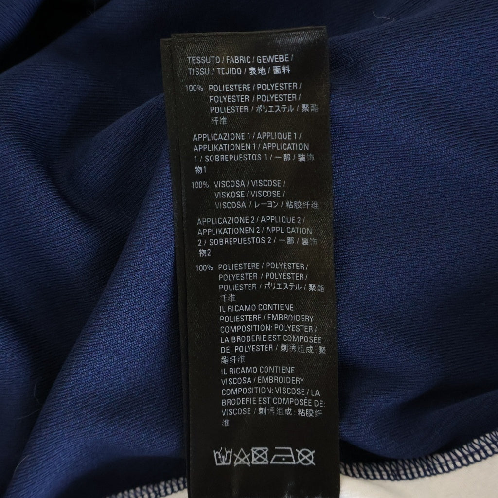 BALENCIAGA(バレンシアガ) 20AW SOCCER T-Shirt サッカーユニフォームロゴ半袖Tシャツ 641664 TJV05 ブルー