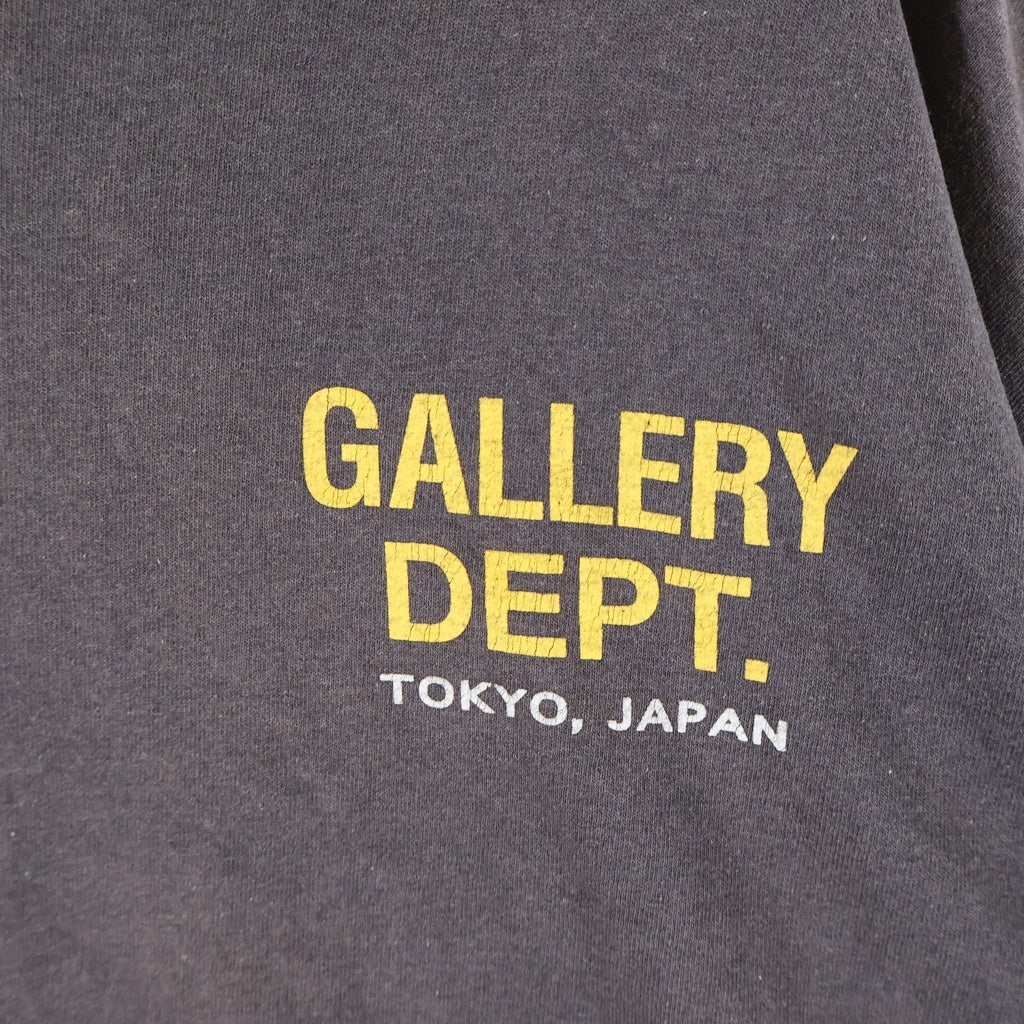 GALLERY DEPT.(ギャラリーデプト) ×Firsthand 1 Year Anniversary ヴィンテージフェード加工ロゴプリント半袖Tシャツ グレー