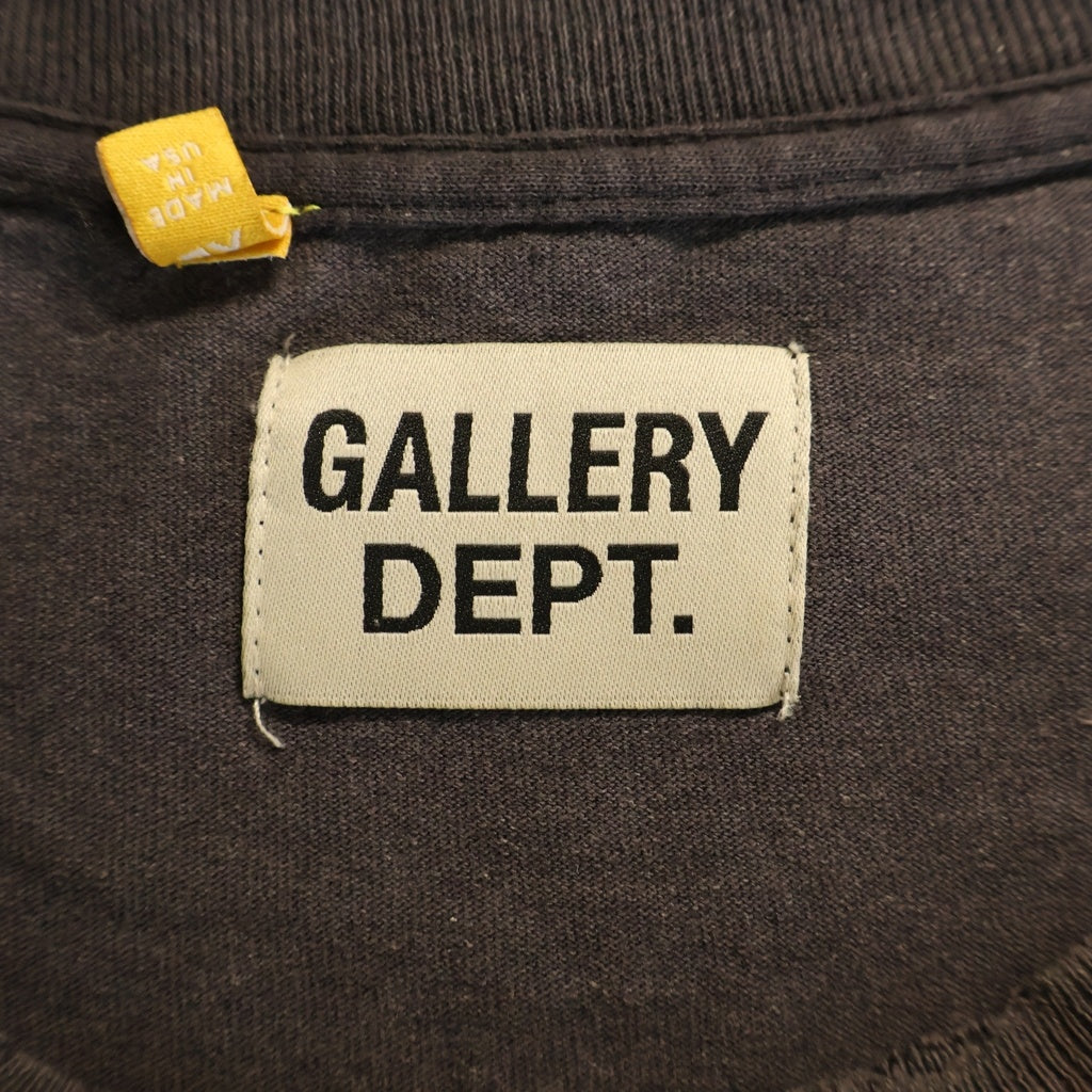 GALLERY DEPT.(ギャラリーデプト) ×Firsthand 1 Year Anniversary ヴィンテージフェード加工ロゴプリント半袖Tシャツ グレー