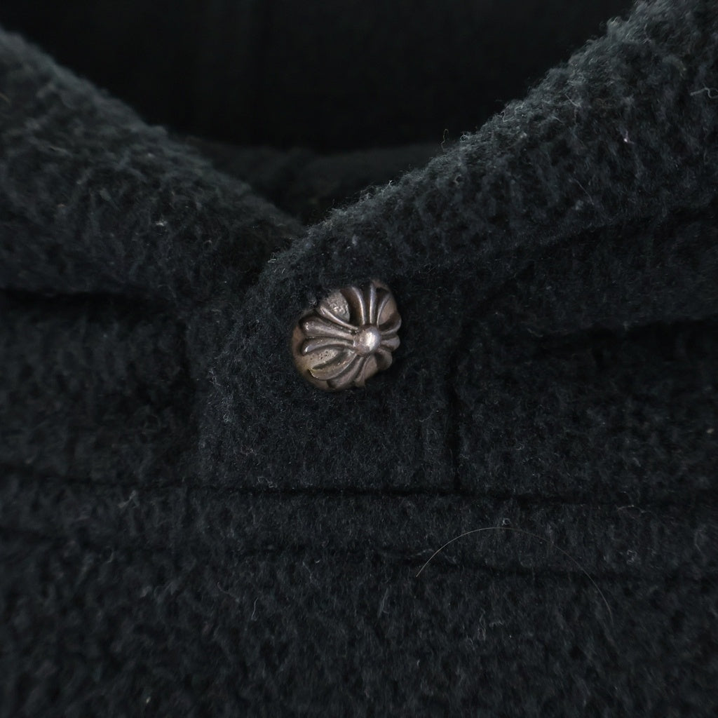 CHROME HEARTS(クロムハーツ) Y NOT U DETENTION HDPL FLC ホースシューフリースプルオーバーフーディーパーカー ブラック