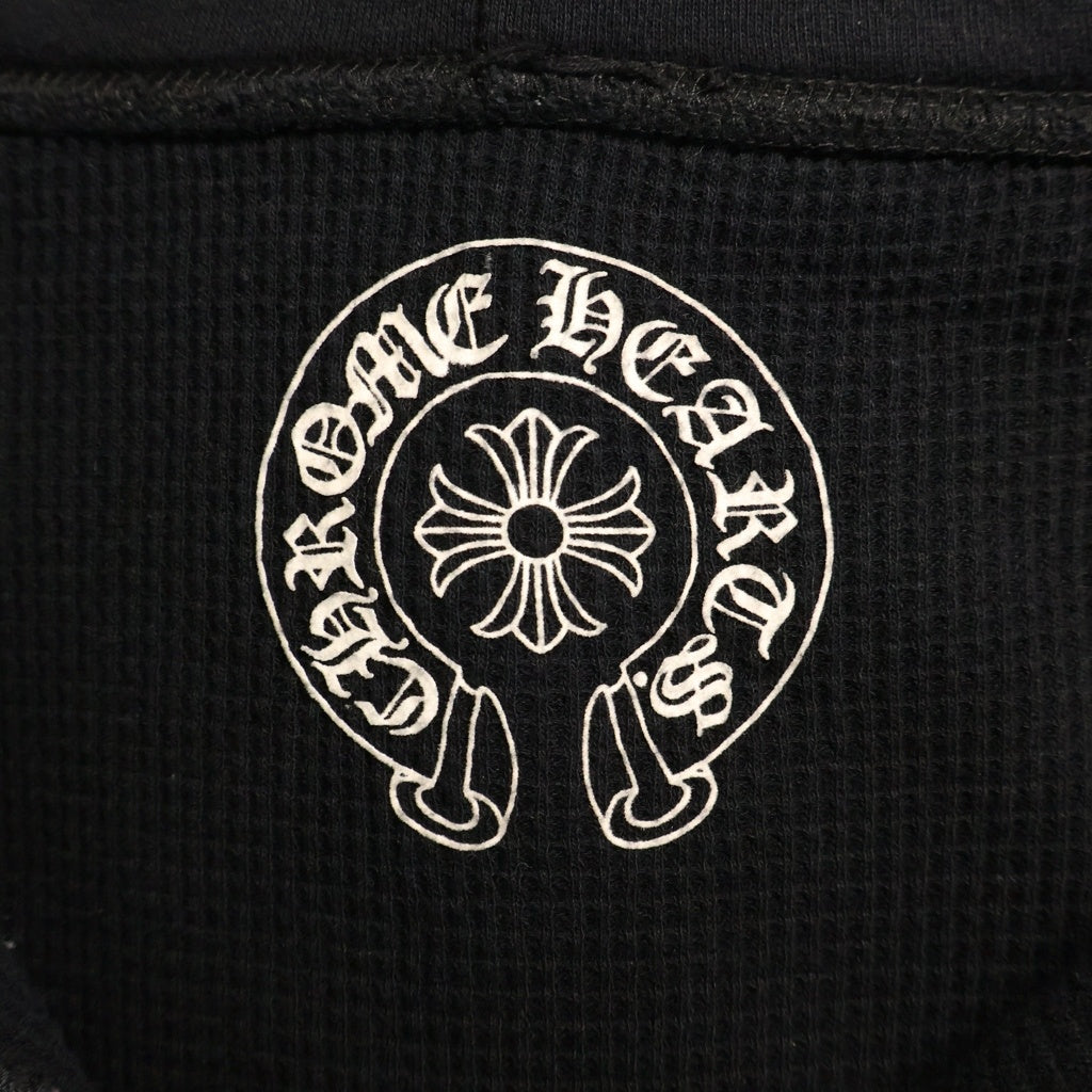 CHROME HEARTS(クロムハーツ) OLD Vine Dagger Zip Hoodie オールド カモフラヴァインダガー 裏地サーマルジップフーディーパーカー ブラック